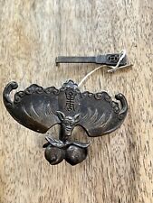 Vintage Old Old Chinese Handmade Work Bat Lock Key picture