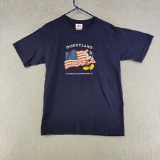 Vintage Disney Shirt Mens M Medium Blue Made In USA Short Sleeve T Shirt picture