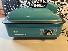 Nesco Roast Air Convection Oven 18 Quart Electric Roast-Air - Teal-Never Used picture