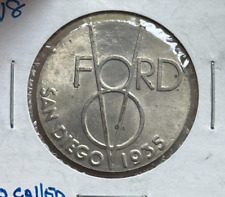 1935 Ford San Diego So Called 1/2 Half Dollar - Uncirculated picture