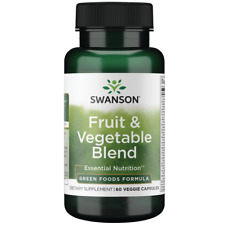 Swanson Herbal Supplements Fruit & Vegetable Blend Veggie Capsule 60ct picture