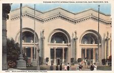 Machinery Palace, 1915 Panama-Pacific Expo, San Francisco, CA., Postcard picture