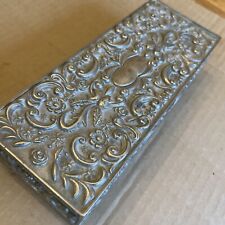 Vintage Godinger Victorian style Silver Plated Trinket Box 9