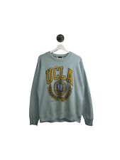 Vintage 80s/90s UCLA Bruins Collegiate Crest Front & Back Sweatshirt Size Large picture