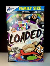 ⚫️ Limited New Cinnamon Toast Crunch Loaded Vanilla Creme Cereal Large Size 13oz picture