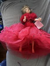 MADAME ALEXANDER 20” Doll Cissy by Scassi FAO Schwarz Red Tulle Sequins picture