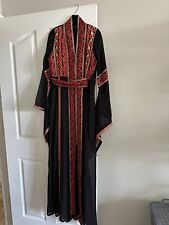 Thobe Abaya Palestinian tatreez Embroidered Traditional  Dress Thobe Size ML (3) picture