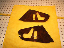 Mercedes 93-96 C140 S Coupe Front R & L seat switch BURL wood Genuine 2 Covers picture