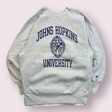 Vintage John’s Hopkins University Champion Reverse Weave Sweatshirt 90s Size M picture