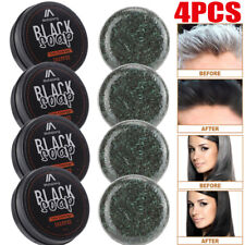 4PCS Spartan Gray Hair Reverse Bar Mane Gray Reverse Bar Hair Darkening Bar Soap picture