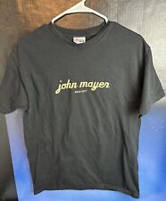 Vintage John Mayer Since 1977 Graphic T-Shirt Tour Concert Black Men’s Medium picture