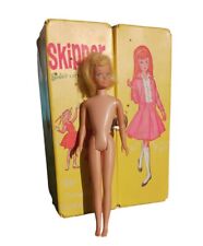 Vintage 1963 Barbie Skipper Doll And Travel Wardrobe Storage Mattel Collectible  picture
