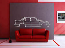 Wall Art Home Decor 3D Acrylic Metal Car Auto Poster USA E30 M Tech II Sedan picture