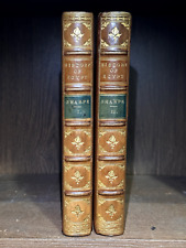 1859 History Of Egypt Samuel Sharpe 2 Vol Set Complete RARE FINE LEATHER BINDING picture
