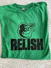 2024 Baltimore Orioles ~ Relish Hot Dog Race T-Shirt - Green - All Size picture