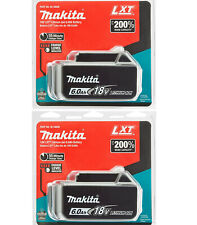 2PCS Genuine Makita BL1860B 18V LXT Li-Ion 6.0 Ah Battery Pack New picture