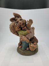 Vintage Tom Clark Gnome Cairn Studio Bunny Hug Easter Rabbit Figurine 6.5