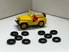 Vintage Lesney Matchbox #72 jeep, TEN TIRES (VEHICLE NOT INCLUDED) picture
