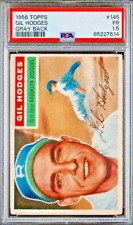 1956 Topps #145 Gil Hodges (HOF) Gray Back PSA 1.5 FR Brooklyn Dodgers picture