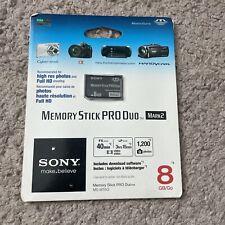 Sony MSMT8G 8GB Mark2 Memory Stick PRO Duo (MS-MT8G) New Sealed picture