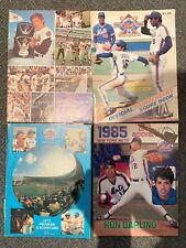 1972 1974 1985 1986 1996 Official Mets programs picture