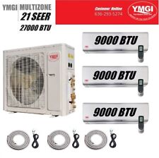 YMGI 27000 BTU 3 ZONE 21 Seer Ductless Mini Split Air Conditioner Heat Pump 20PO picture