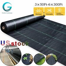 Heavy Duty  Weed Barrier Fabric Woven Earthmat Ground Cover Landscape 3.2 OUNCE picture