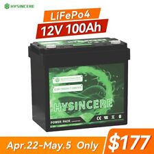 12V 100Ah LiFePO4 Lithium Battery Deep Cycle for Solar Panel RV Off-grid Power picture
