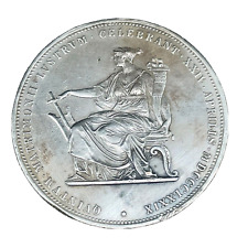 1879 Austria Silver 2 Gulden Franz Joseph 1 Elisabeth Silver Wedding Jubilee picture