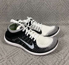Size 10.5 - Nike Free 4.0 Flyknit White Black New With Box picture