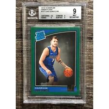 2018 Donruss Luka Doncic #177 Green Flood SSP Rookie Card BGS 9 picture