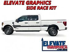 2021-2024 Fits Ford F-150 Side Race Stripes Vinyl Graphics 3M Decals Stickers picture