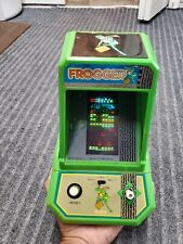 Vtg SEGA COLECO 1982 Frogger Tabletop Mini Arcade Game Works No Battery Cover picture