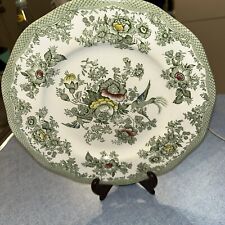Enoch Wedgwood Tunstall Ltd Kent Green And White Plate - 10” Dinner Plate picture