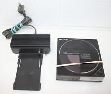 Sony D-5A Discman Portable CD Player PARTS/REPAIR/BROKEN + AC-D50 AC Adapter picture