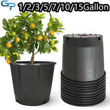 1/2/3/5/7/10/15Gallon Heavy Duty Large Premium Nursery Pot Root Garden Container picture