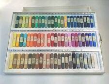 Holbein Artists Soft Pastels 71 Piece Set Made In Japan Vintage Original Box picture