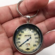 Harley Davidson Knucklehead Classic MPH Speedometer Keychain 1939 style picture
