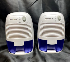 lot of 2 Pro Breeze 1200 Cubic Feet Electric Mini Dehumidifier PB-02 TESTED picture