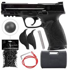 Umarex T4E S&W M&P9 M2.0 .43 Cal Paintball Pistol w/ 50 Black Rubber Balls & CO2 picture