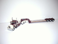 DCP FIRST GEAR 1/64 R.L. SPARTZ TRUCKING PETERBILT 389 WITH SLEEPER AND LOWBOY picture
