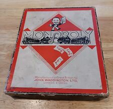 UK Waddington's Monopoly Set (WW2 Era), *No Board* (Lot 1) picture