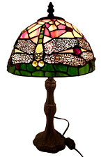 Tiffany Style Dragonfly Stained Glass Table Lamp 17
