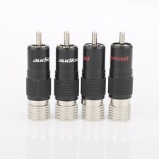 4PCS Audiophile Rhodium plated RCA terminal Brand new RCA Connector No Solder picture