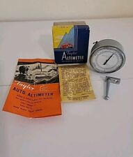 Vtg 40's or 50's TAYLOR ALTIMETER automobile model #2068-C w/box Untested  picture