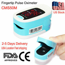 Finger Pulse Oximeter Blood Oxygen Sensor O2 SpO2 Monitor Heart Rate FDA US ship picture