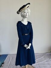 VINTAGE 1950s  Satin Dress 🇫🇷 France picture