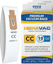VEVA 10 Pack Premium HEPA Vacuum Bags Odor Fighting Style CC Cloth Bag 5 Layer picture