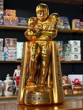 1970 Old Mr. Boston Gold Football Player Whiskey Decanter picture