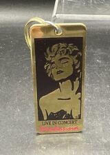 MADONNA WHO'S THAT GIRL TOUR 1987 VIP BACKSTAGE PASS KEYCHAIN VINTAGE picture